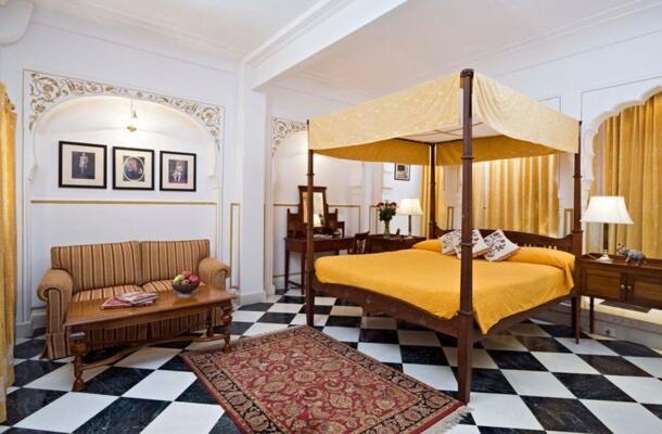 Samode Haveli Hotel Jaipur Bagian luar foto