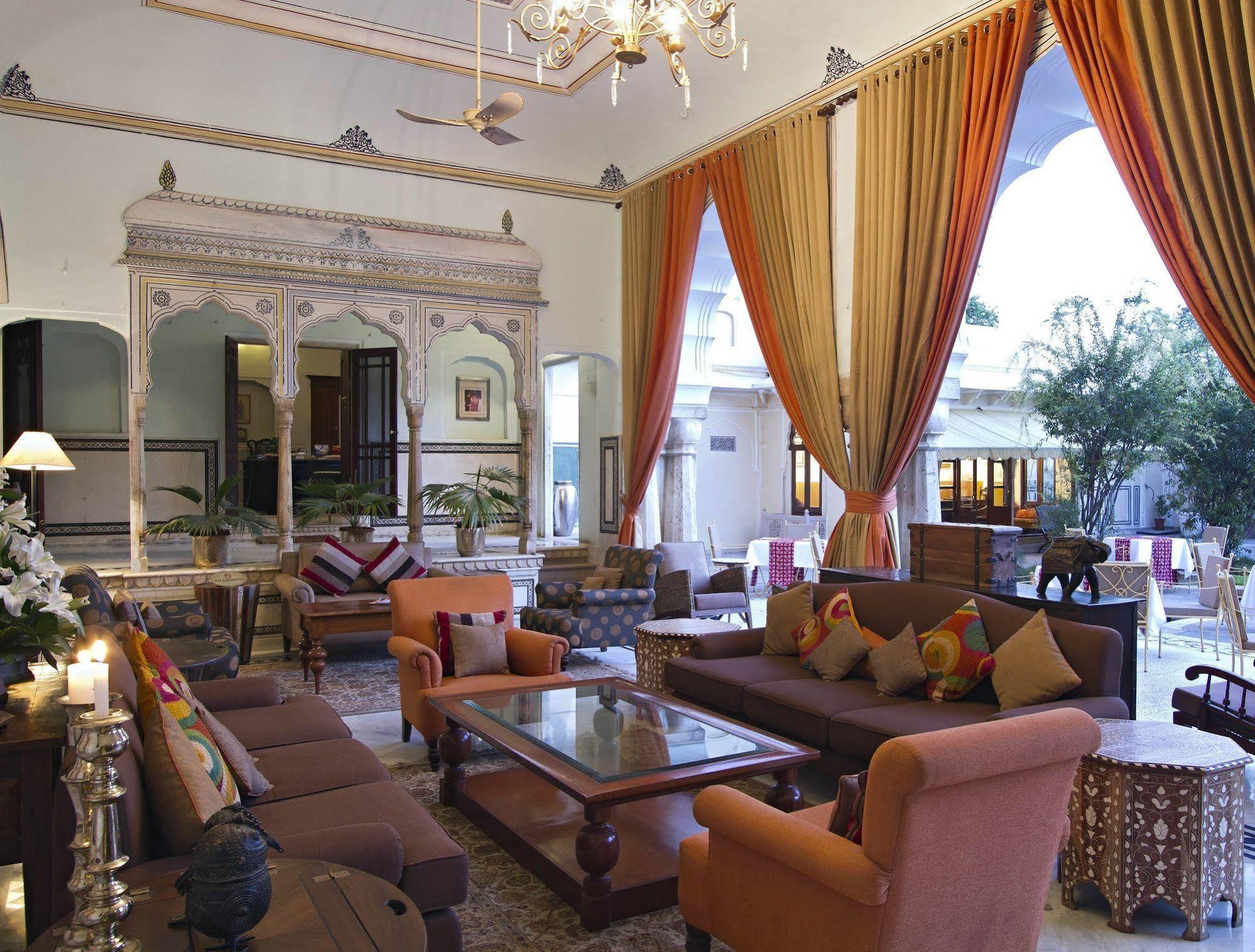 Samode Haveli Hotel Jaipur Bagian luar foto