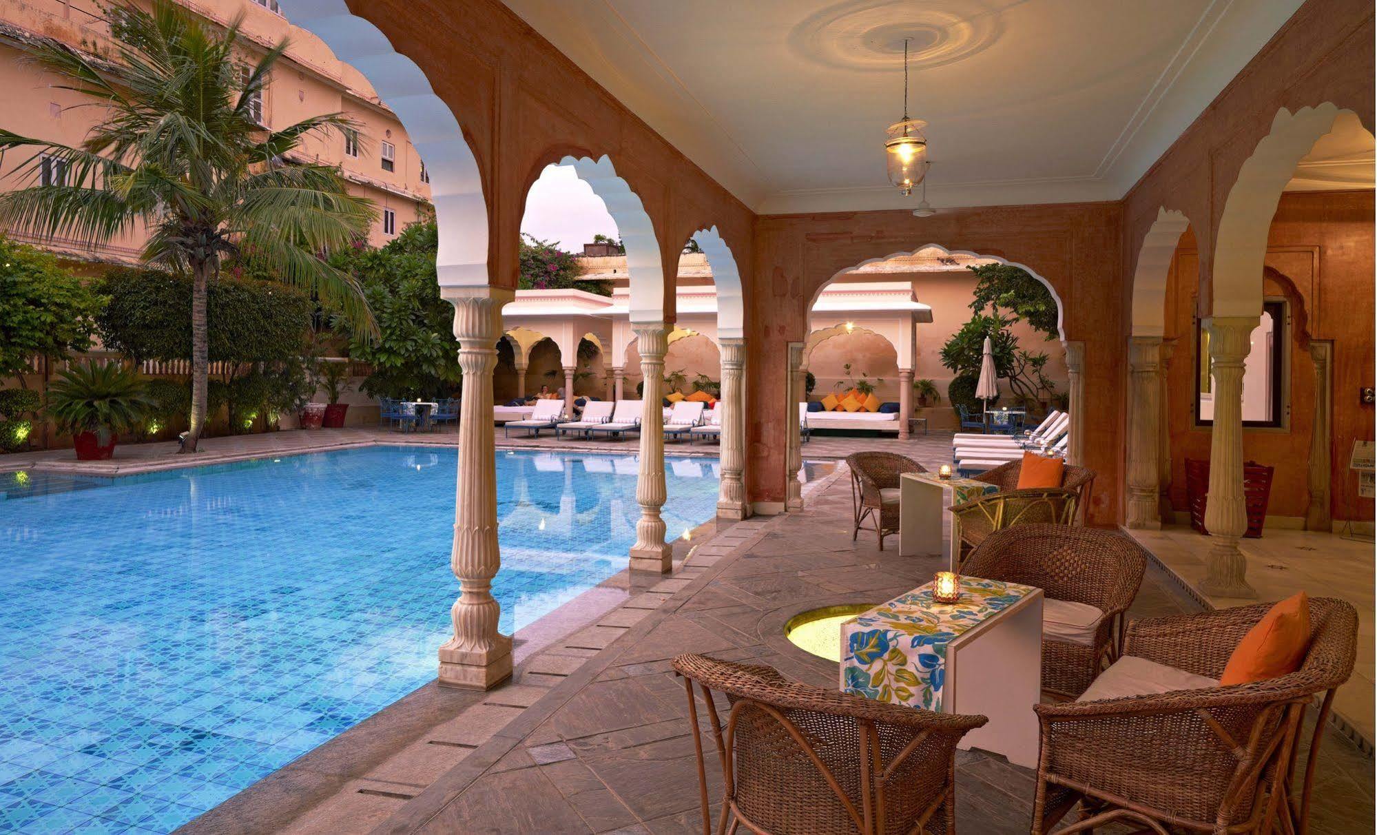 Samode Haveli Hotel Jaipur Bagian luar foto