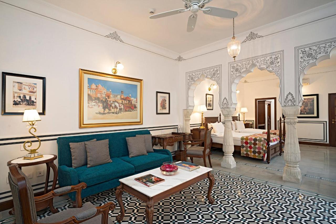 Samode Haveli Hotel Jaipur Bagian luar foto
